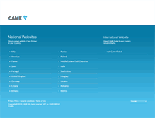 Tablet Screenshot of came.com